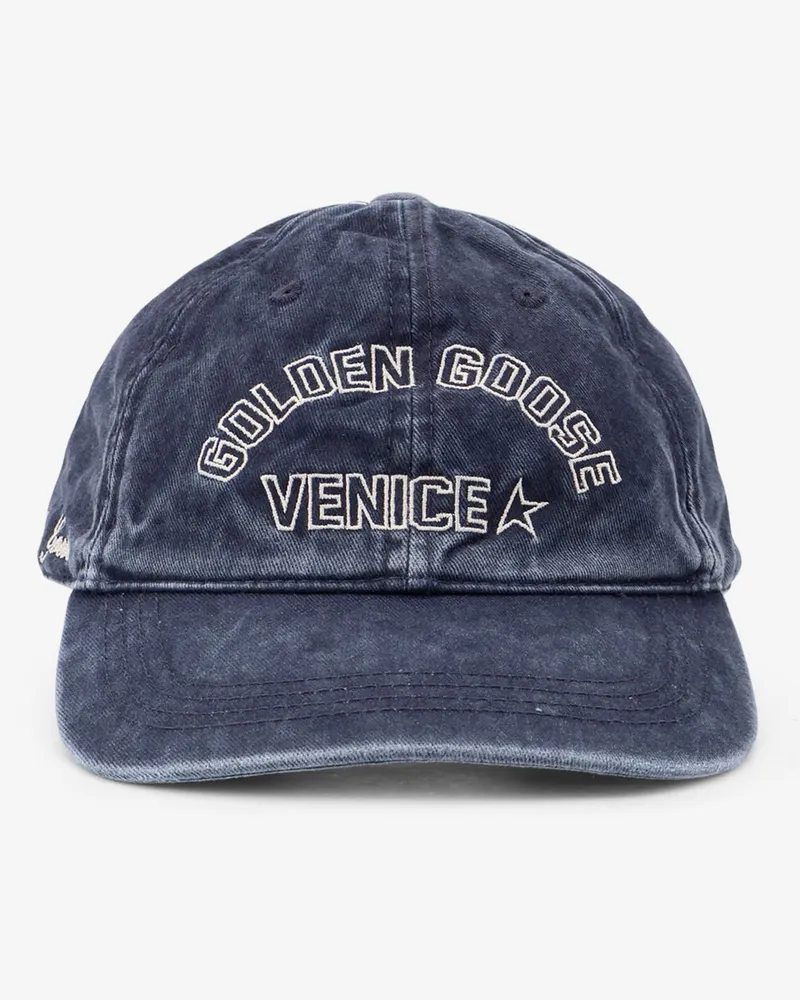 Golden Goose Cotton hat -  - gender_Man Blue