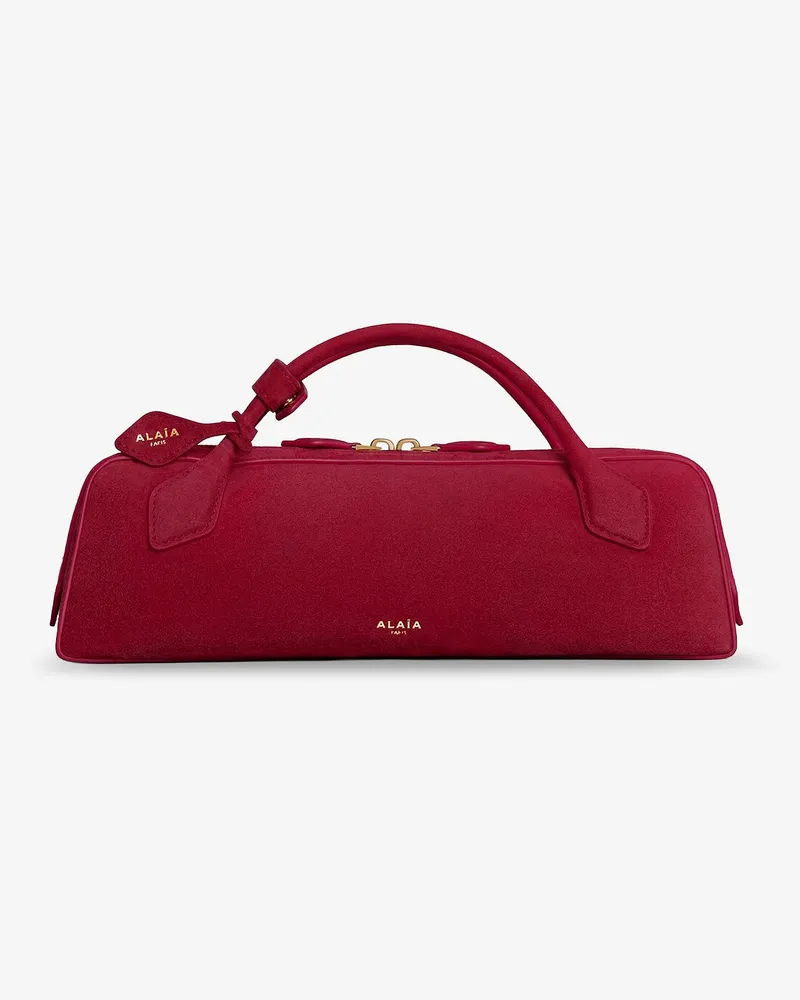 Alaïa Teckel Clutch suede handbag -  - gender_Woman Red