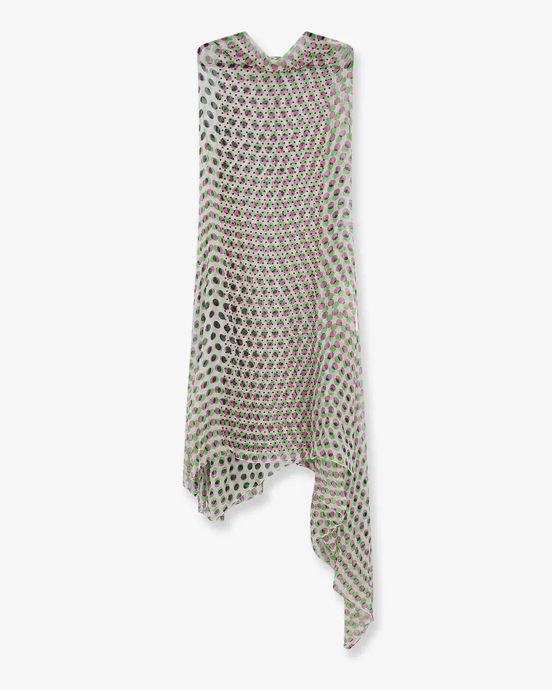 Dries van Noten Multicolor silk dress -  - gender_Woman Multicolor