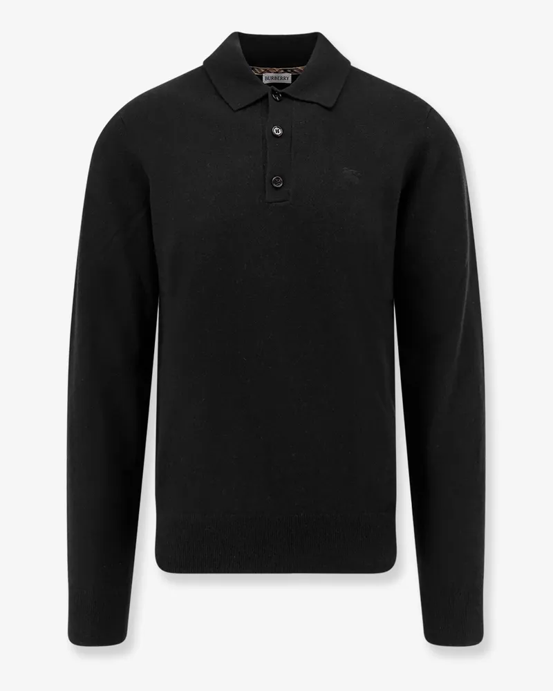 Burberry Cashmere polo sweater -  - gender_Man Black