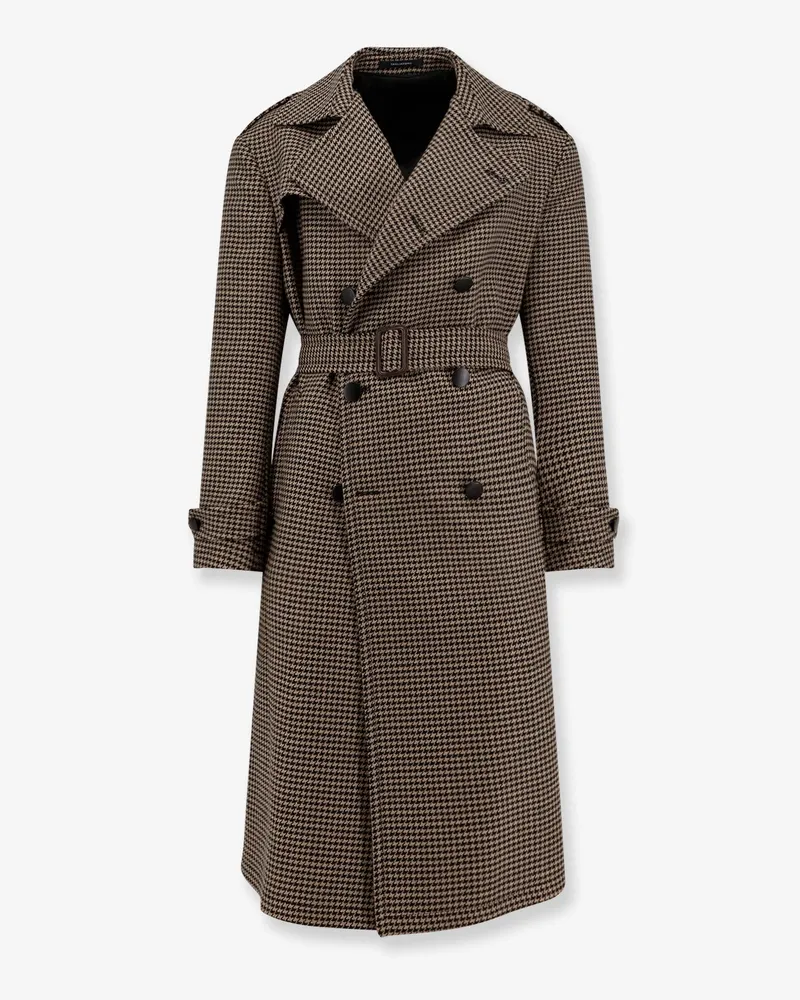 Tagliatore Wool coat -  - gender_Man Black
