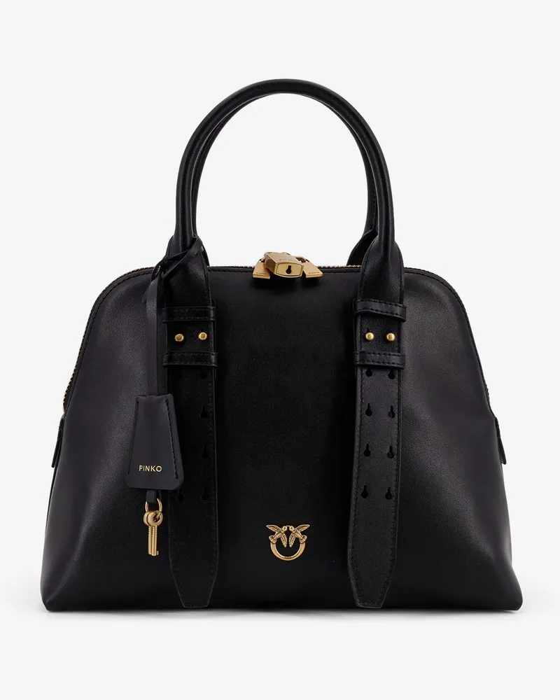 Pinko Bowling bag leather shoulder bag -  - gender_Woman Black