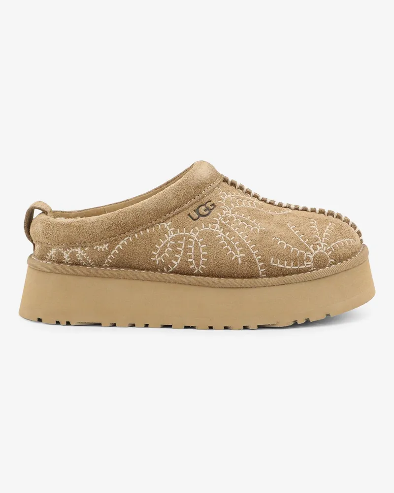 UGG W Tazz Botanic suede slip-on -  - gender_Woman Beige