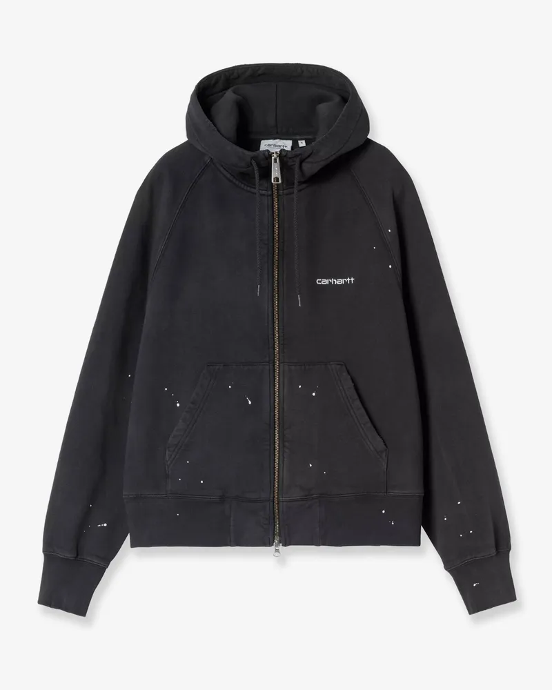 Carhartt WIP Hooded Painter cotton sweatshirt with front embroidered logo -  - gender_Woman Black