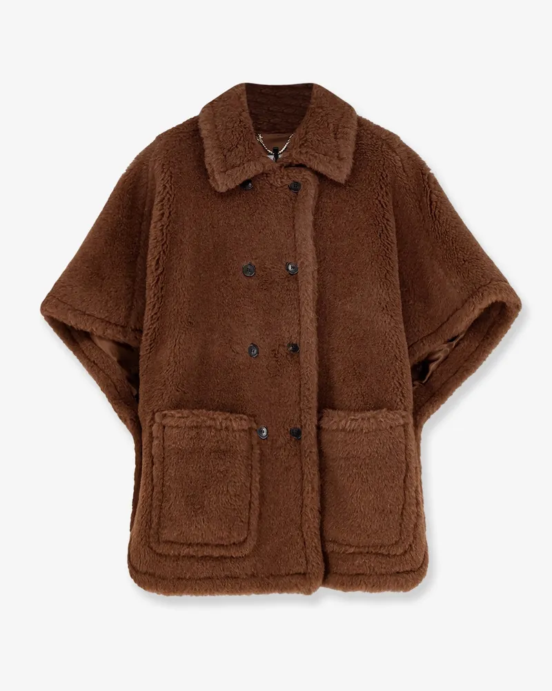 Max Mara Mxacavallo alpaca, cashmere and silk cape -  - gender_Woman Brown