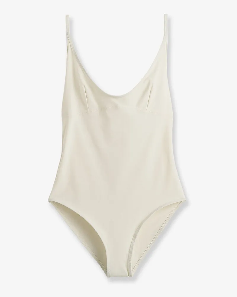 Totême Nylon Scoop One-Piece Swimsuit -  - gender_Woman White