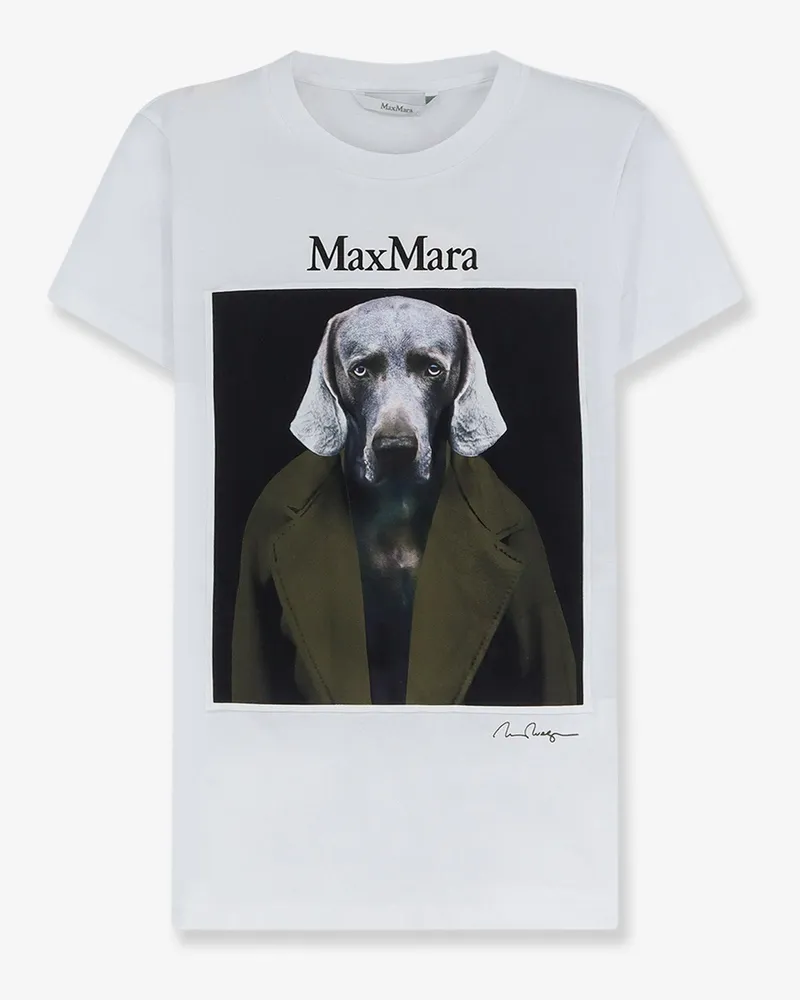 Max Mara MxmCalca cotton T-shirt -  - gender_Woman White