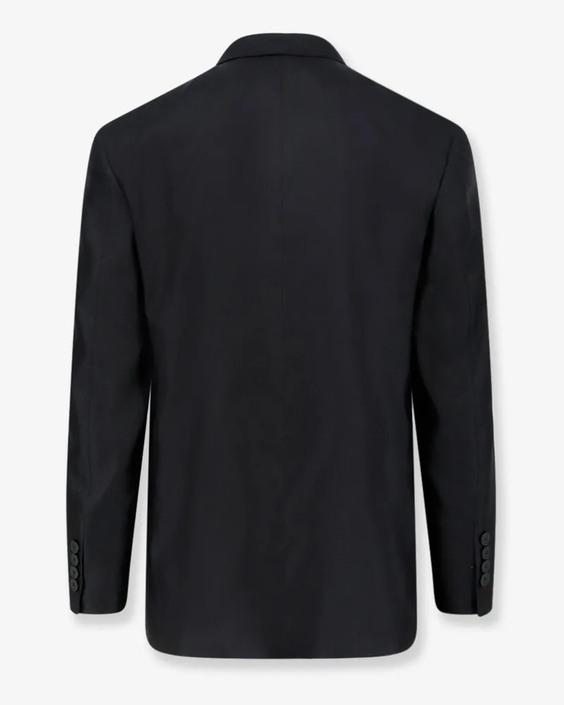 Gucci Single-breasted silk blazer -  - gender_Man Black
