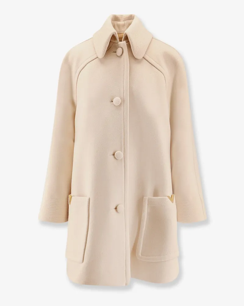 Valentino Garavani Virgin wool coat -  - gender_Woman Beige