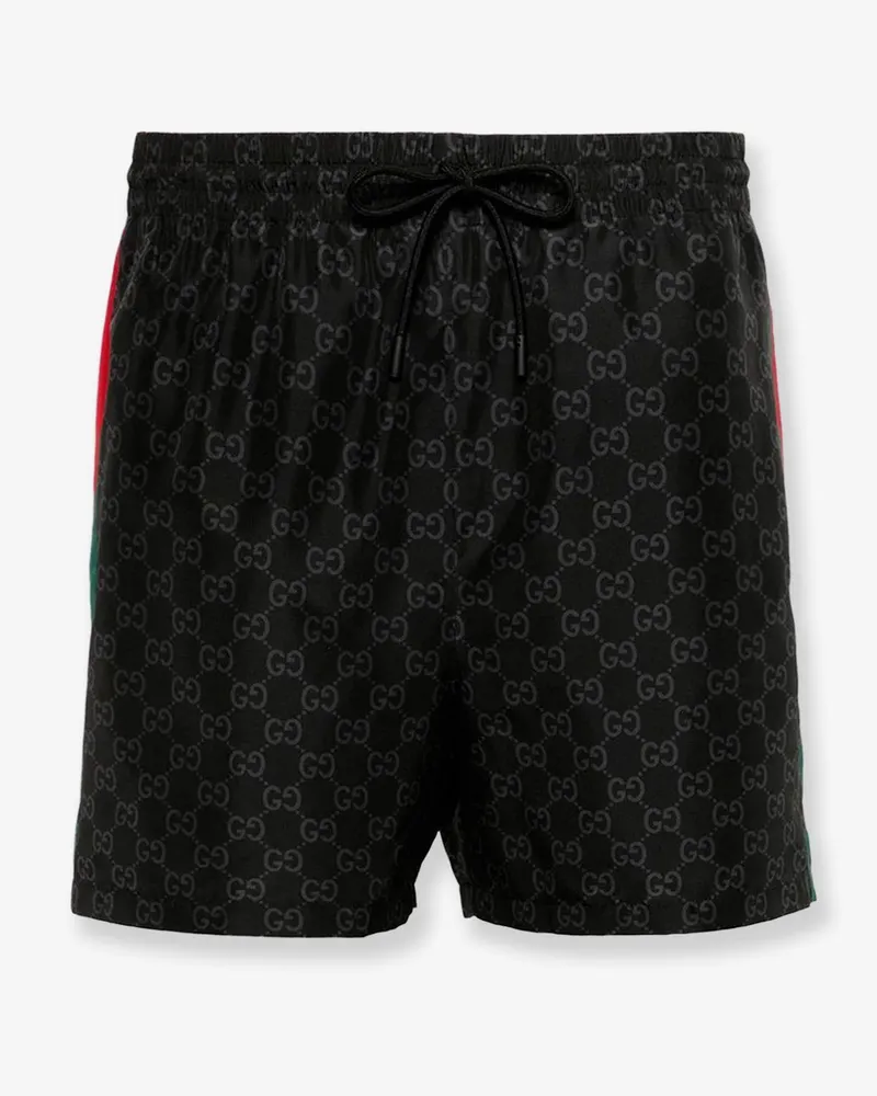 Gucci GG nylon swim trunks -  - gender_Man Black