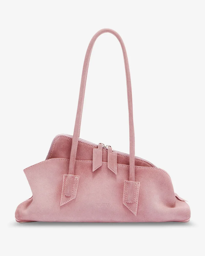 ATTICO La Passeggiata suede shoulder bag -  - gender_Woman Pink