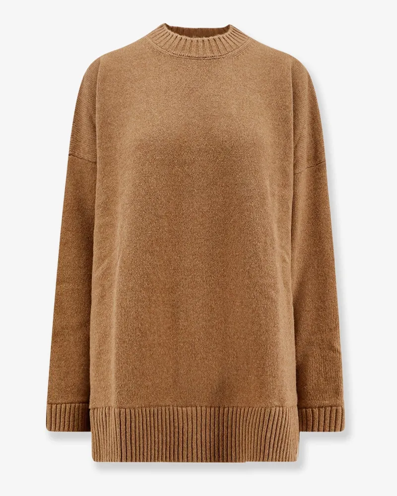 Semicouture Wool and cotton short dress -  - gender_Woman Brown