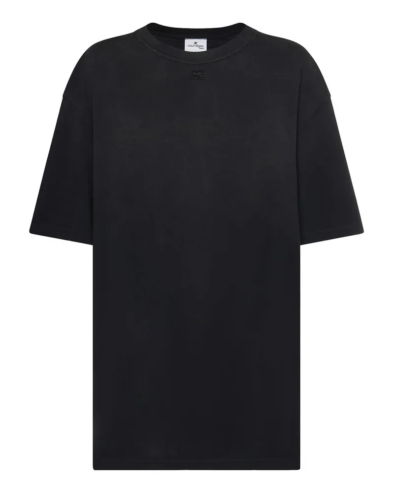 Courrèges T-Shirt - Schwarz Schwarz