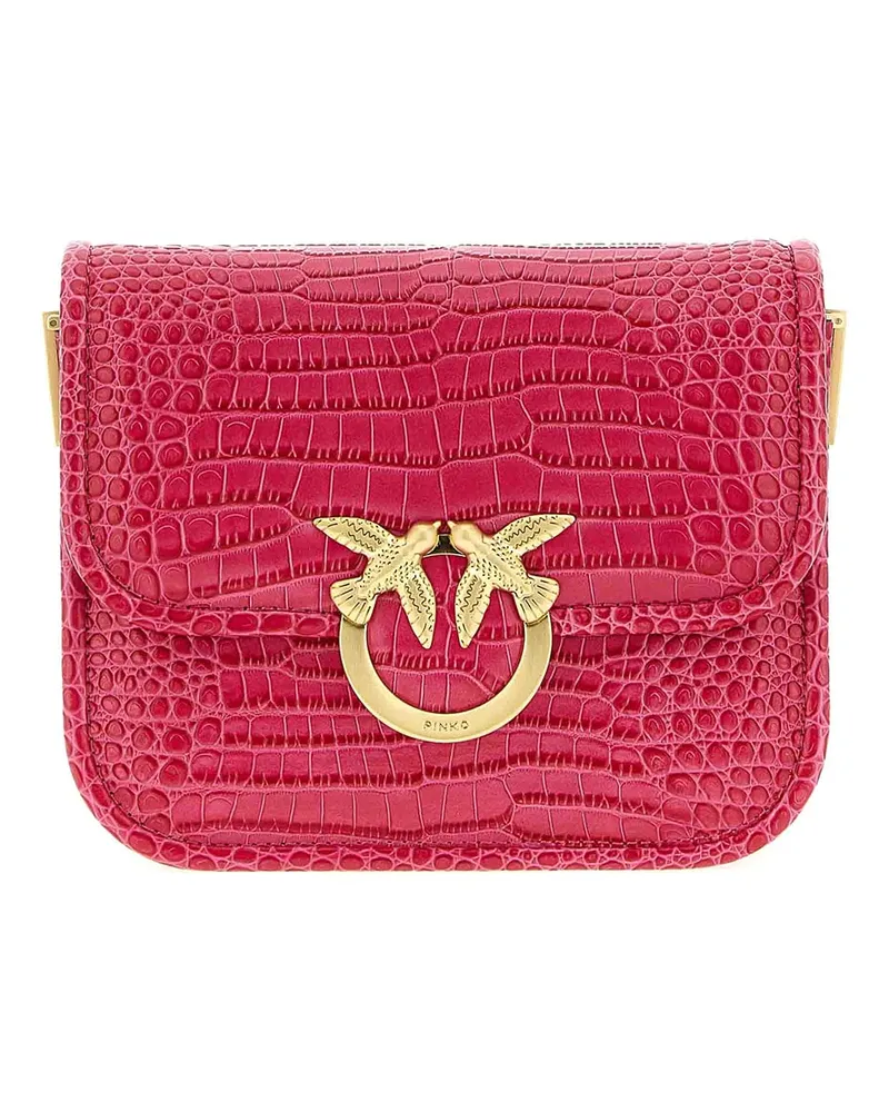 Pinko Schultertasche - Bunt Fuchsia
