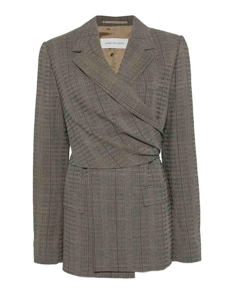 Dries van Noten Casualjacke - Dunkelgrün Dunkelgrün
