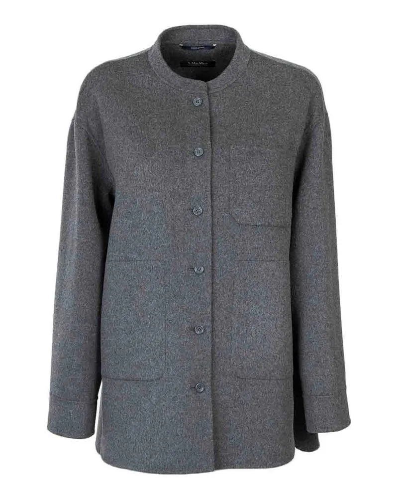 Max Mara Casualjacke - Grau Grau