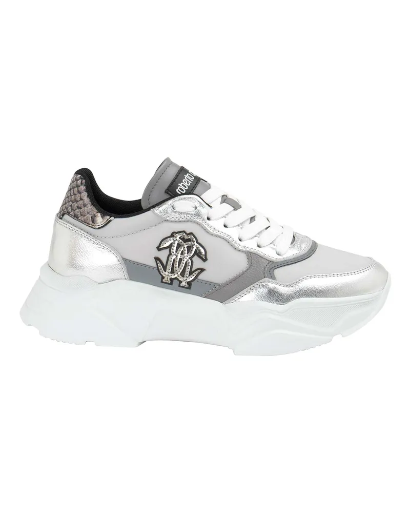 Roberto Cavalli Sneaker - Silber Silber