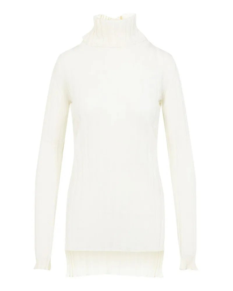 Carven Rundhalspullover - Hellbeige Hellbeige