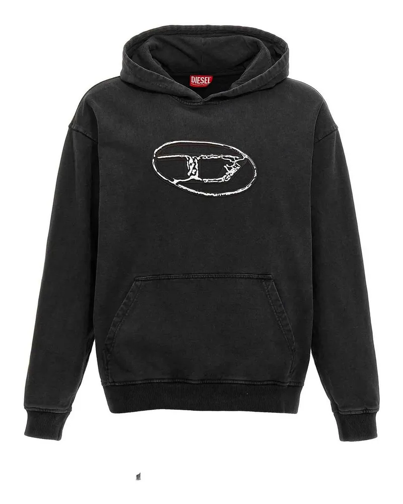 Diesel Sweatshirt - Schwarz Schwarz