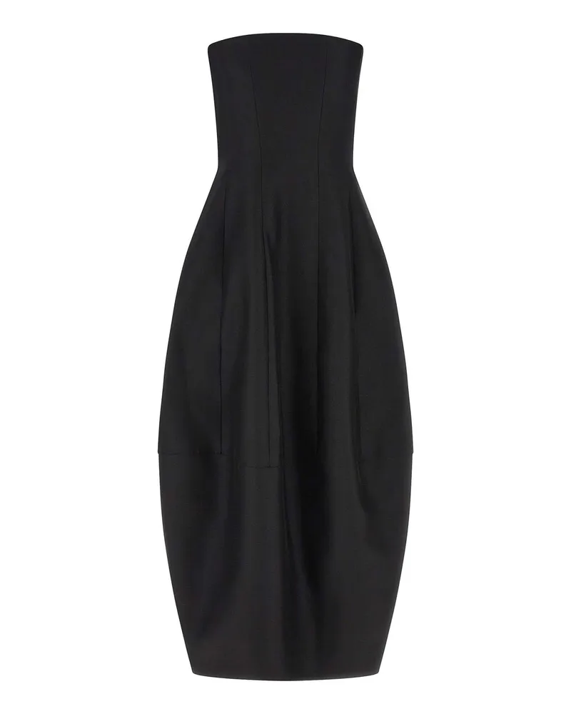 KHAITE Knielanges Kleid - Schwarz Schwarz