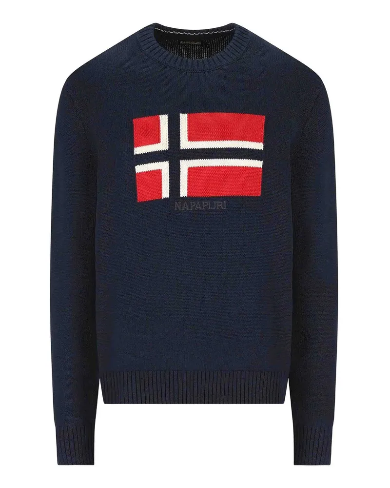 Napapijri Sweatshirt - Blau Blau