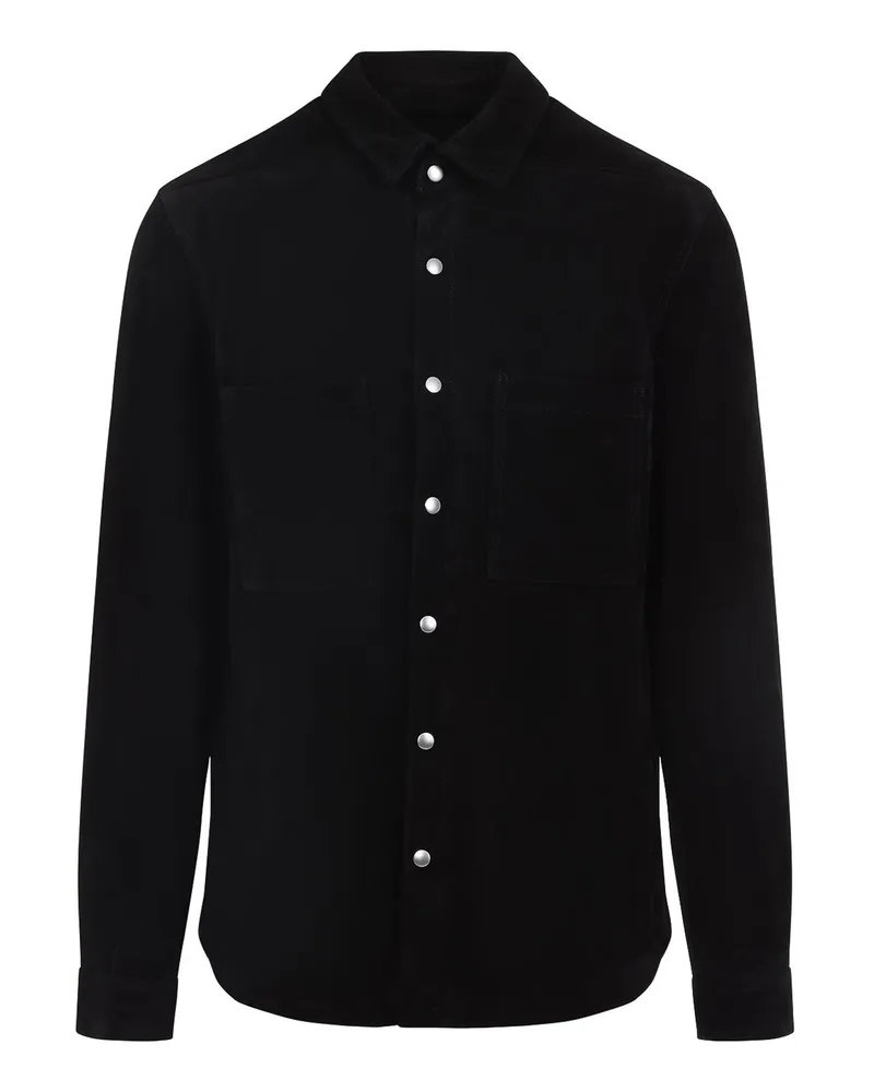 Rick Owens Hemd - Schwarz Schwarz