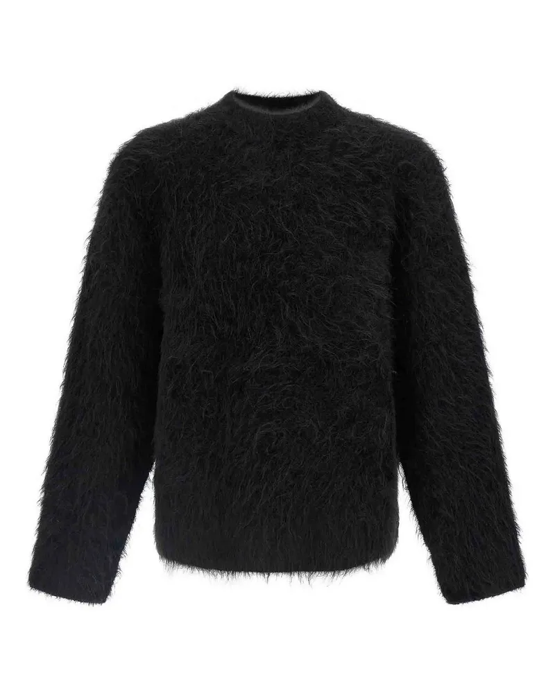 Séfr Rundhalspullover - Schwarz Schwarz