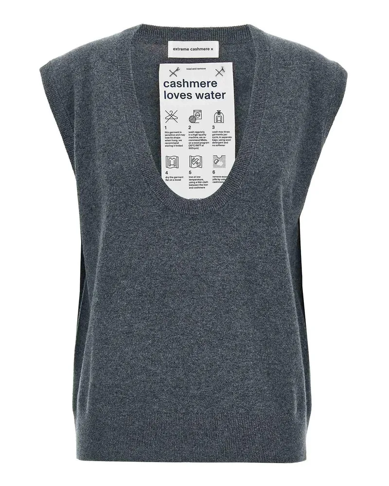 extreme cashmere Weste - Grau Grau