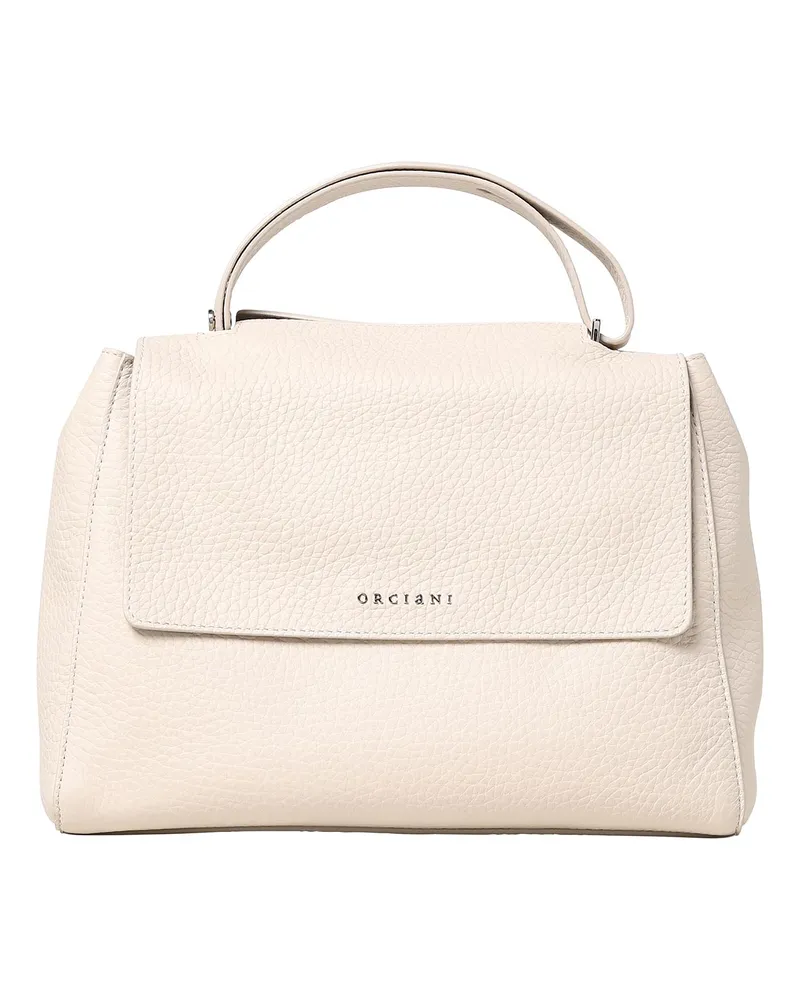 Orciani Schultertasche - Weiß Weiß