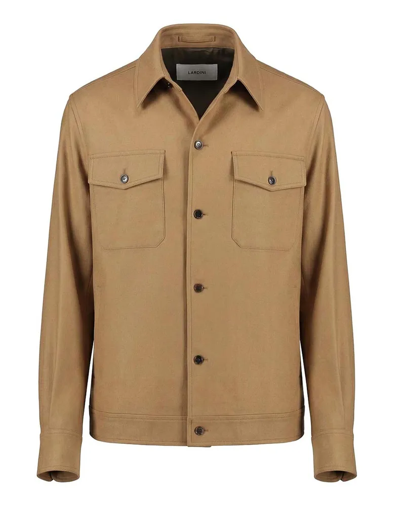 LARDINI Hemd - Camel Camel