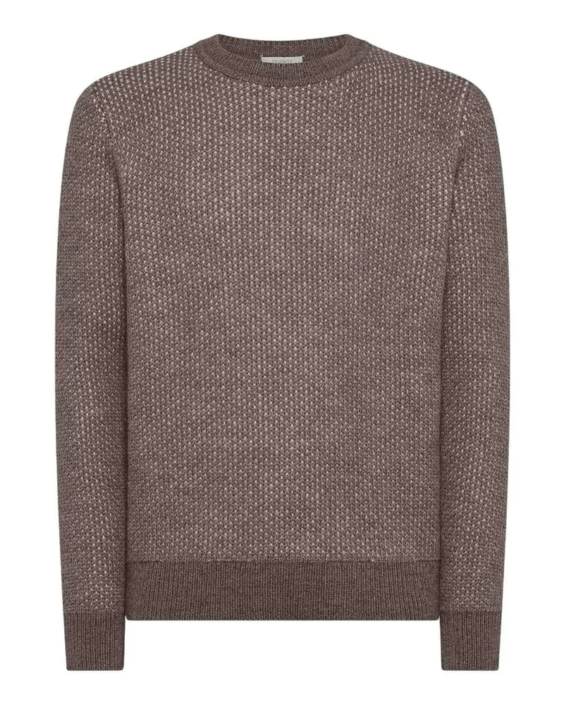 Seventy Rundhalspullover - Braun Braun