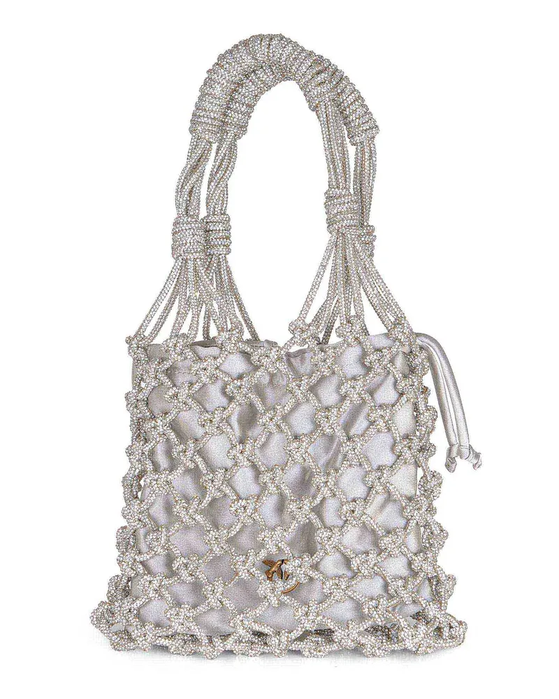 Pinko Clutch - Silber Silber