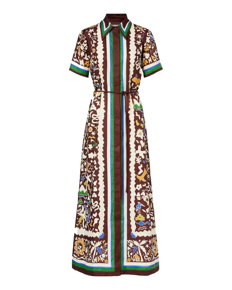 ALEMAIS Maxikleid - Bunt Bunt