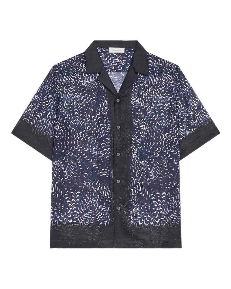 Dries van Noten Hemd - Blau Blau