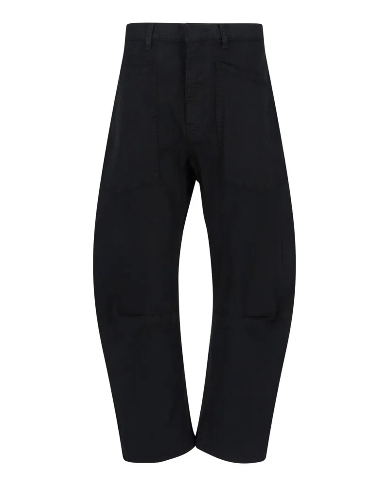 Nili Lotan Casual Hose - Schwarz Schwarz