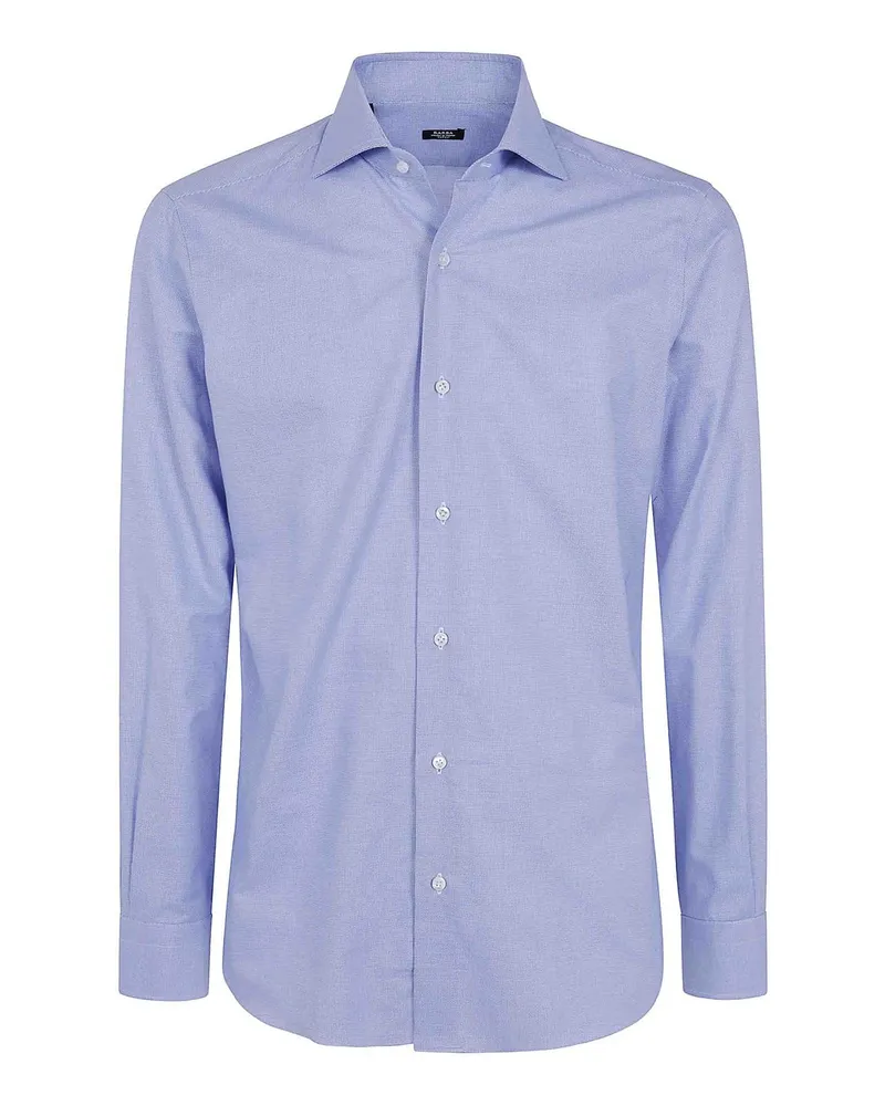 BARBA Hemd - Blau Blau