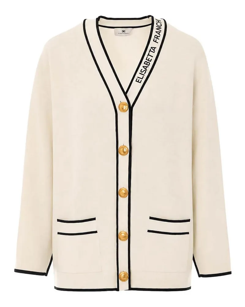Elisabetta Franchi Cardigan - Weiß Weiß