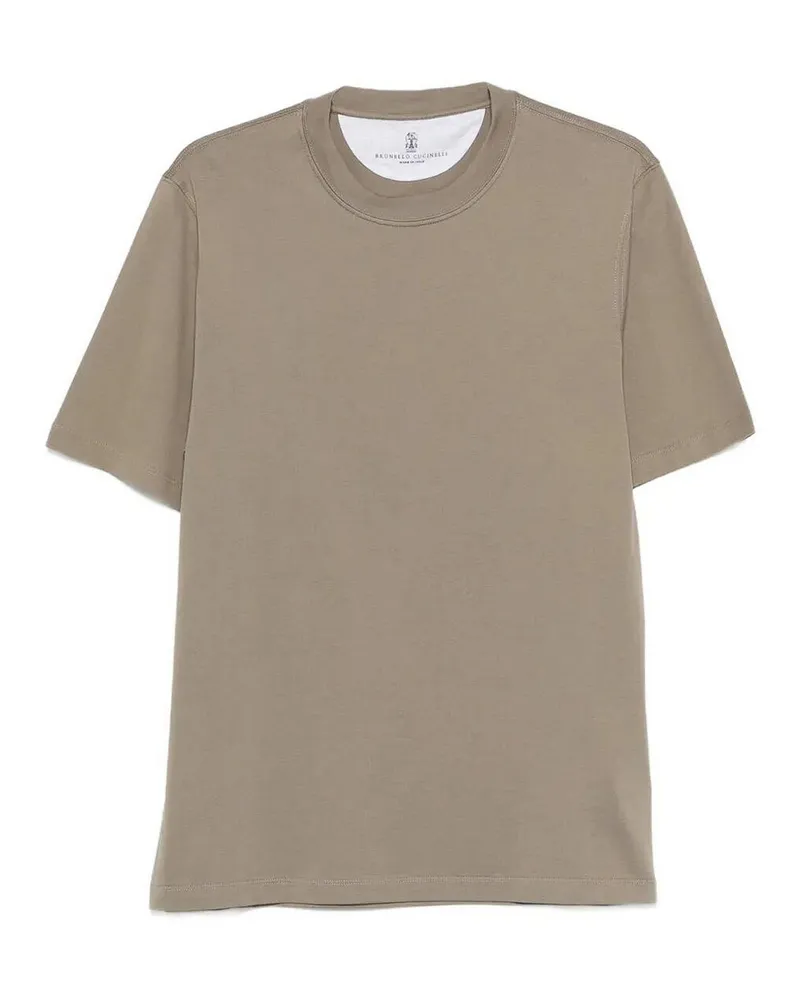Brunello Cucinelli T-Shirt - Hellbraun Hellbraun