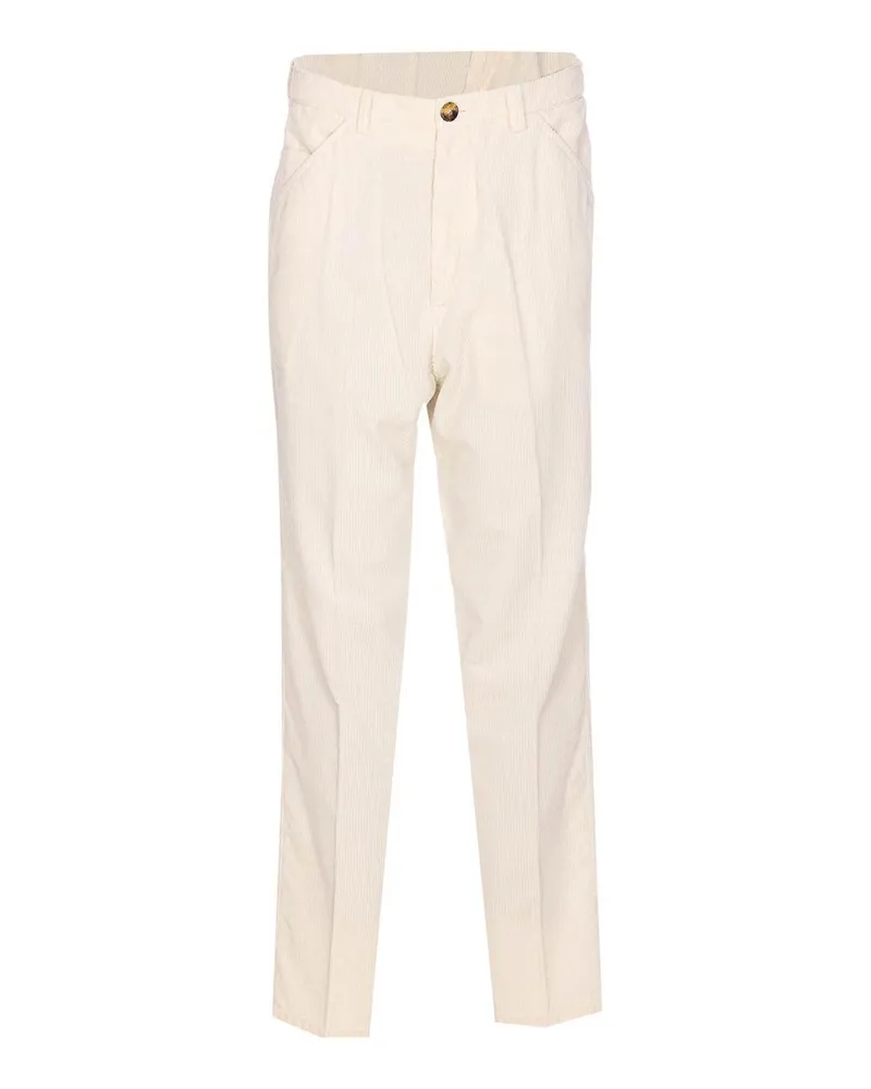 Brunello Cucinelli Casual Hose - Weiß Weiß