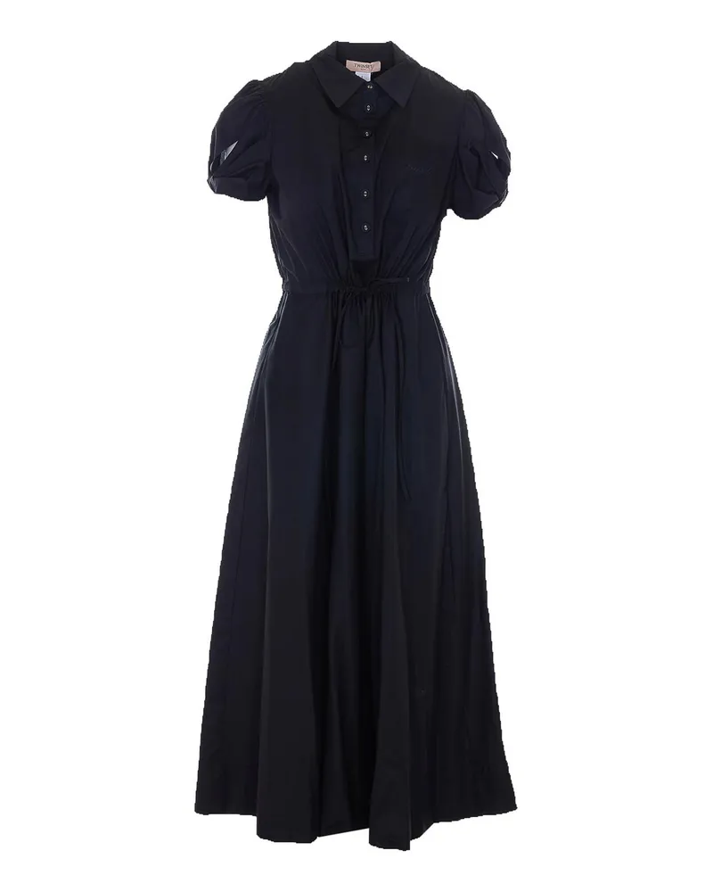 Twin-Set Knielanges Kleid - Schwarz Schwarz