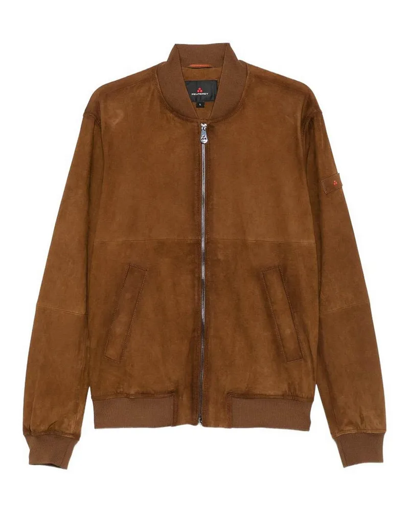 Peuterey Lederjacke - Braun Braun