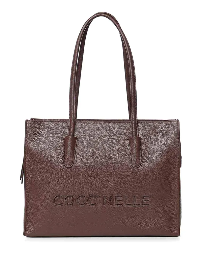 Coccinelle Schultertasche - Dunkelrot Dunkelrot