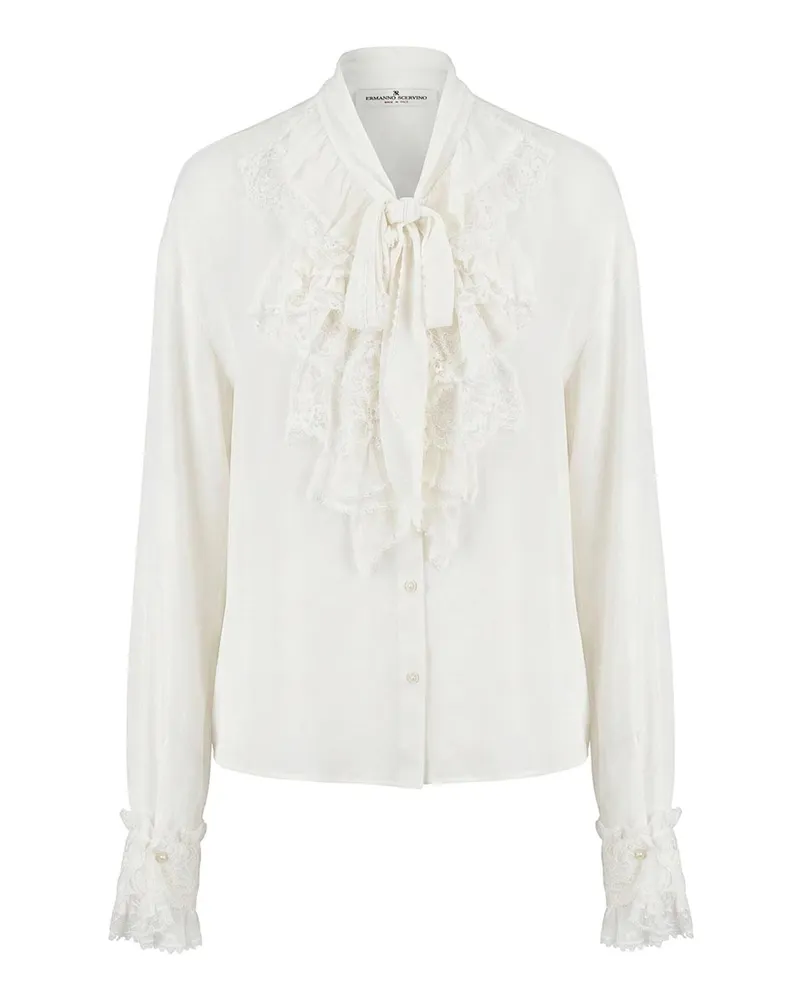 Ermanno Scervino Hemd - Weiß Weiß
