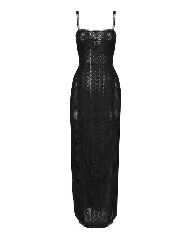 Charo Ruiz Maxikleid - Schwarz Schwarz