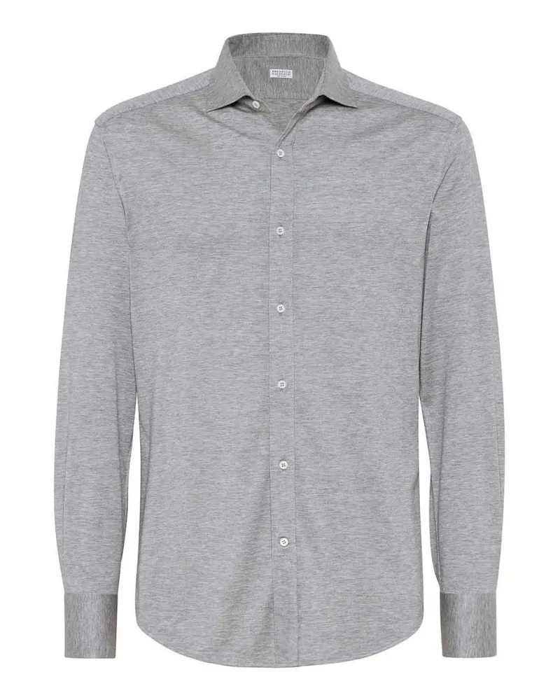 Brunello Cucinelli Hemd - Grau Grau