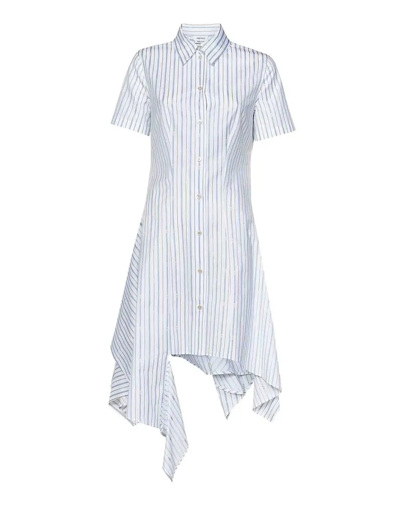 Alexander McQueen Knielanges Kleid - Weiß Weiß
