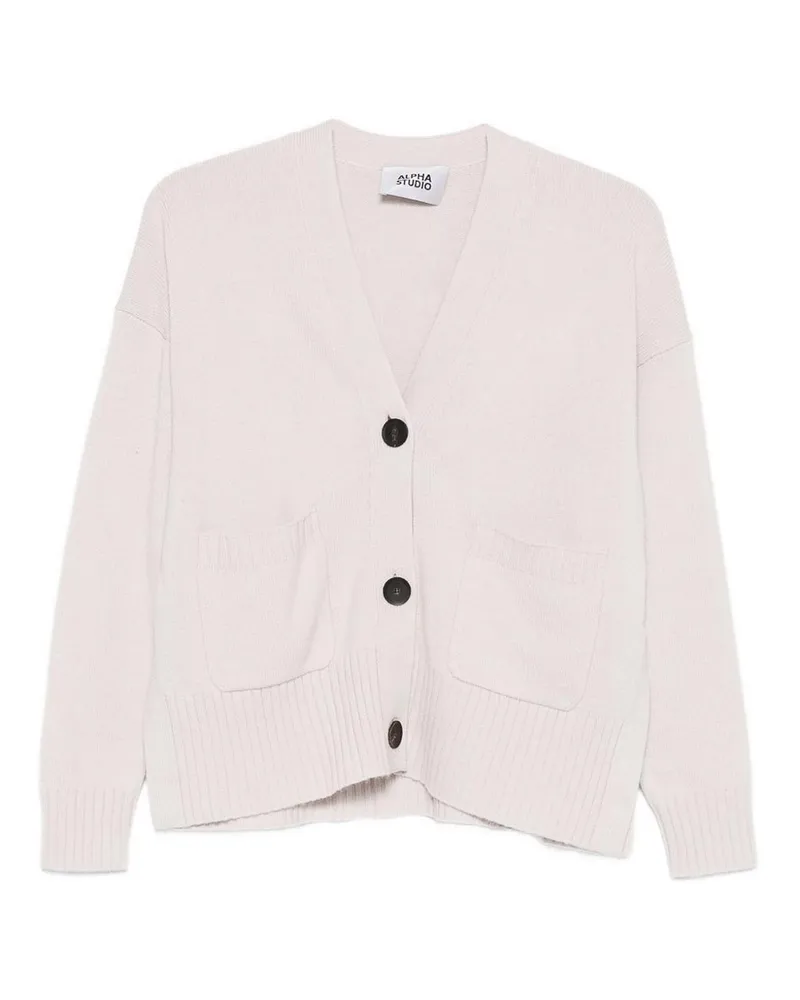 Alpha Studio Cardigan - Weiß Weiß
