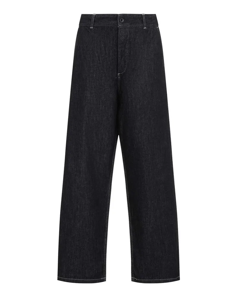 Studio Nicholson Schlagjeans - Weiß Weiß