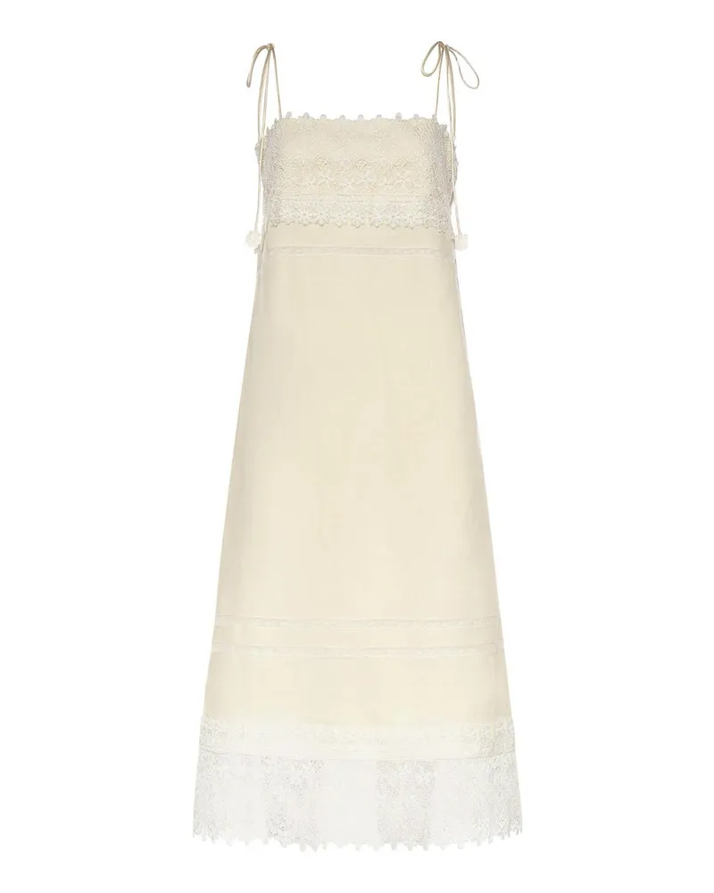 Valentino Garavani Knielanges Kleid - Weiß Weiß