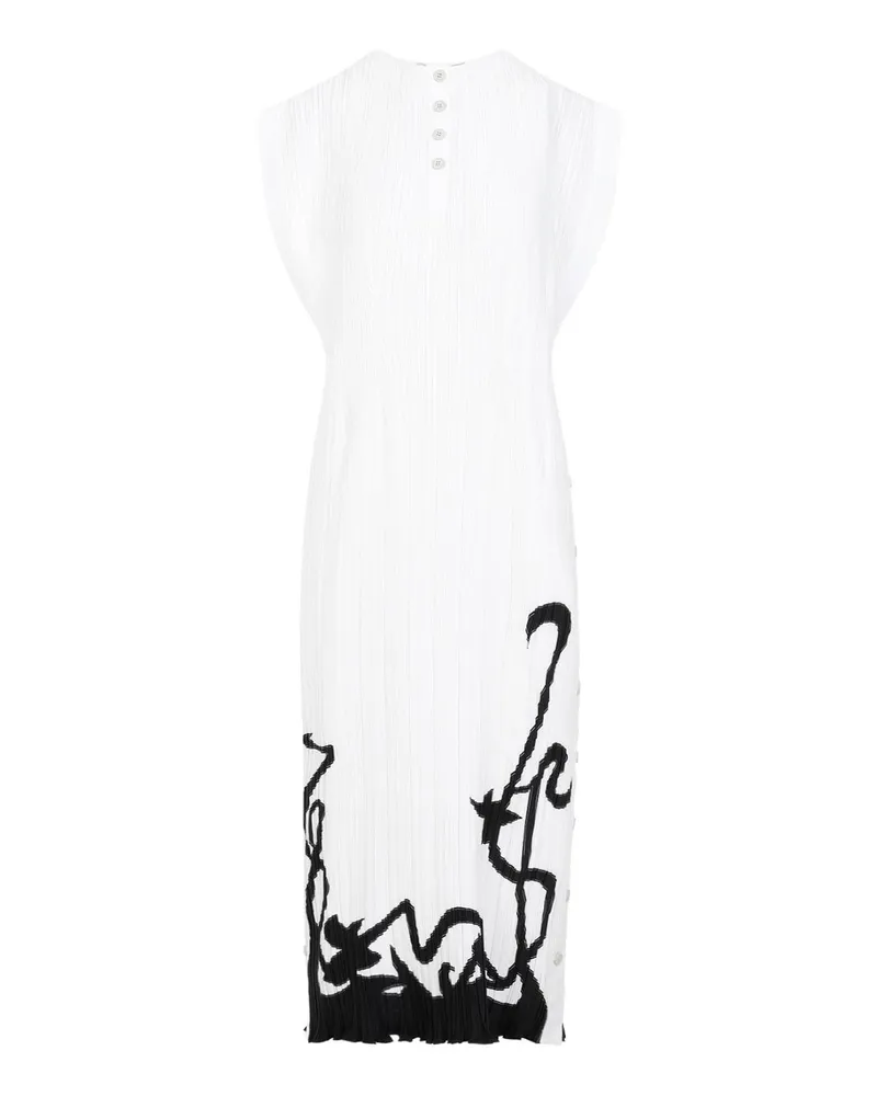 Lanvin Knielanges Kleid - Creme Creme